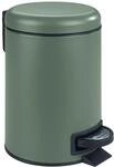 WENKO Kosmetikeimer 3 Liter, Stahl, herausnehmbarer Inneneimer mit M&uuml;llbeutelhalter,