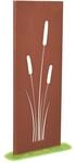 prima terra Deko- und Sichtschutzelement Edelrost Schilf H=158cm B=60cm