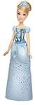 Disney Prinzessin Schimmerglanz Cinderella Puppe, Modepuppe mit Rock und Accessoires,