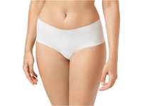 sloggi Damen ZERO Microfibre Short Panty, Silk White, S
