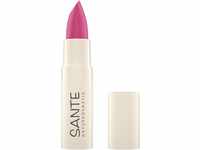Sante Naturkosmetik Moisture Lipstick 04 Confident Pink, Lippenstift, Transparente