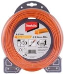 Makita E-01806 M&auml;hfaden Four-Leaf 2,4 mm x 30 m, Trimmerfaden, Nylon, orange,