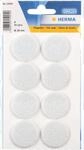 HERMA 15004 Filzgleiter Selbstklebend Wei&szlig; Rund, 8 St&uuml;ck, &Oslash; 28 mm,...