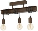 EGLO Deckenlampe Townshend 4, 3 flammige Deckenleuchte vintage, industrial 