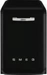 Smeg Geschirrsp&uuml;ler 13 Coverts 45dB Klasse B Schwarz Gl&auml;nzend Freistehend