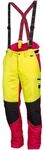 NEU! WORKY &reg; Forstschnittschutzhose Komfort, modern, rot/neongelb, gut sichtbar, Gr.
