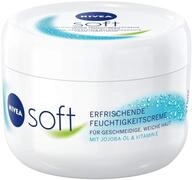 NIVEA Soft erfrischende Feuchtigkeitscreme (375 ml), pflegende Soft Creme mit Vitamin