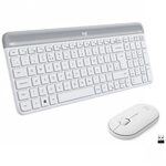 Logitech MK470 Slim Combo Kabelloses Tastatur-Maus-Set, 2,4 GHz Verbindung via