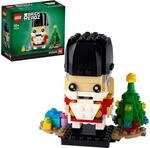LEGO 40425 BrickHeadz Nussknacker Weihnachtsspielzeug mit Weihnachtsbaum,...