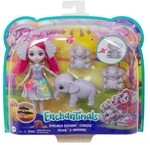 Enchantimals GTM30 - Familie Spielset, Elefantenm&auml;dchen Esmeralda Elephant Puppe
