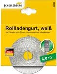 Schellenberg 46003 Rolladengurt 14 mm x 6,0 m System MINI, Rollladengurt, Gurtband,