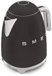 SMEG Wasserkocher 50' Style KLF03BLMEU Mattschwarz