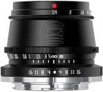 TTArtisan 35mm F1.4 Objektiv APS-C MF Kameraobjektiv kompatibel mit MacroM43 Mount