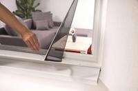 hecht international Magnet-Fliegengitter Fenster "Easy" 130x150 cm in Wei&szlig;, 1