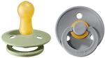 BIBS Colour Schnuller 2er-Pack, BPA-frei, Kirschform Nippel. Naturkautschuk/Latex,