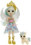 Enchantimals Paolina Pegasus Puppe und Wingley Tierfreundin Figur, Puppe (15,2 cm)