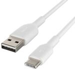 Belkin BoostCharge USB-C-Ladekabel, USB-C-/USB-A-Kabel, USB-Typ-C-Kabel f&uuml;r Ger&auml;te