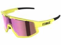 Bliz Fusion Sportbrille, matt neon yellow-brown purple