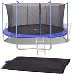 vidaXL Sicherheitsnetz Ersatznetz Fangnetz Netz PE f&uuml;r Garten Trampolin &Oslash;...