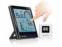 Bresser 7007402 Touchscreen Wetterstation Funk- Thermo-/Hygrometer mit