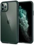 Spigen Ultra Hybrid H&uuml;lle Kompatibel mit iPhone 11 Pro -Midnight Green