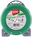 Makita E-01775 M&auml;hfaden Four-Leaf 2,0 mm x 30 m, Trimmerfaden, Nylon, gr&uuml;n,