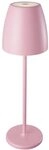 Megatron MT68054 TAVOLA Au&szlig;entischleuchte 2W Warmwei&szlig; Pastell-Rosa