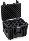 B&W International Schutzkoffer 5500 (PP.379) Schwarz mit Facheinteilung |...
