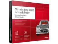 FRANZIS 67129 - Mercedes-Benz 300 SL Adventskalender, Metall Modellbausatz im