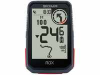 SIGMA SPORT ROX 4.0 Black | Fahrradcomputer kabellos GPS & Navigation inkl. Halterung