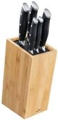 K&uuml;chenprofi Bambus Messerblock Set 6-teilig PRIMUS | Kochmesser, Brotmesser,
