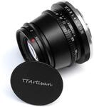 TTArtisan 35mm F1.4 Objektiv APS-C MF Kameraobjektiv Kompatibel mit L-Mount Kameras T