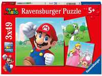 Ravensburger Kinderpuzzle - 05186 Super Mario - Puzzle für Kinder ab 5 Jahren, mit