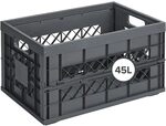 Sunware Square klappbox 45L - 53x35,4x28,4cm - klappboxen faltbar stabil f&uuml;r...