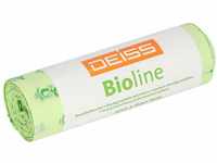 Bio-Müllbeutel DEISS Bioline 30 L, kompostierbar, 20 Stück