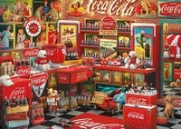 Schmidt Spiele 59915 Coca Cola, Nostalgie Shop, 1000 Teile Puzzle