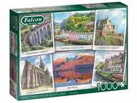 Falcon 11325 Greetings from Scotland-1000 Teile Puzzlespiel, Mehrfarben