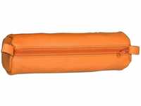 Alassio 43141 - Schlamperrolle aus echtem Leder, Stiftetui orange, Schlamper ca. 21 x