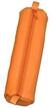 Alassio 43141 - Schlamperrolle aus echtem Leder, Stiftetui orange, Schlamper ca. 21 x