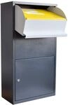 Haussmann Paketbriefkasten, Paketbox, Paletkasten, Briefkasten, Postbox, XXL