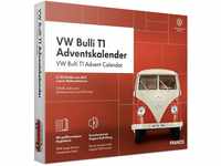 FRANZIS 67111 - VW Bulli T1 Adventskalender 2020, Modellbausatz im Maßstab...