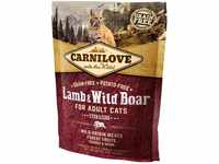 Carnilove 512324 Wild Boar Dry Cat Food, Lamb 400 g – Dry Food for Cats (Wild...