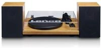 Lenco LS-500 - Hi-Fi Plattenspieler mit Bluetooth - Mit externen Lautsprechern 2 x 30
