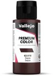 Vallejo Premium Color Acrylfarbe Sepia, 60 ml, f&uuml;r Aerografen, hohe