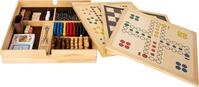 Small Foot Spielesammlung, mit 20 klassischen Gesellschaftsspielen in massiver