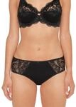 Susa Slip Damen - Latina 629 - Bikini Slip mit schmalem Bund - Zierblume &