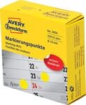 AVERY Zweckform 3856 selbstklebende Markierungspunkte (&oslash; 19 mm, 250 Klebepunkte auf