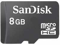 SanDisk microSDHC 8GB Class 4 Speicherkarte (inkl. microSD zu SD Adapter)
