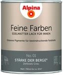 Alpina Feine Farben Lack No. 01 St&auml;rke der Berge&reg; edelmatt 750ml - Zeitloses...