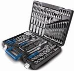 Scheppach TB217 Werkzeugkoffer gef&uuml;llt | 217-tlg Werkzeug Set | Werkzeugkiste...